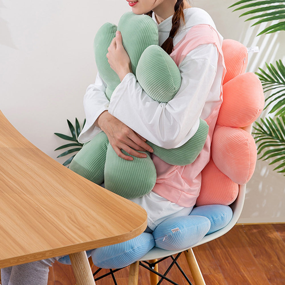 Cute Daisy Pillow Cushion Flower Floor Pillow Seating Cushion
