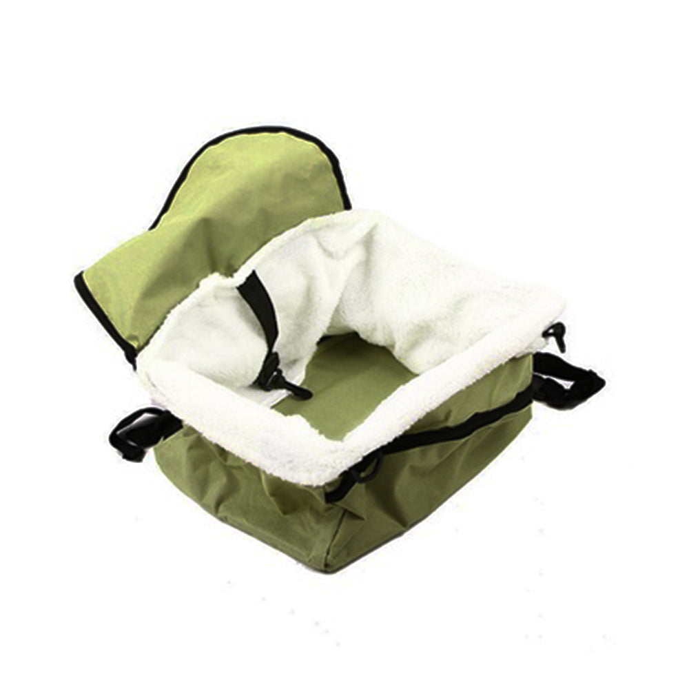 Plush Pet Car Booster Seat Carrier