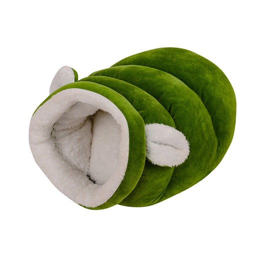 Winter Soft Warm Thicken Pet Sleeping Bag for Cats and Small Dogs