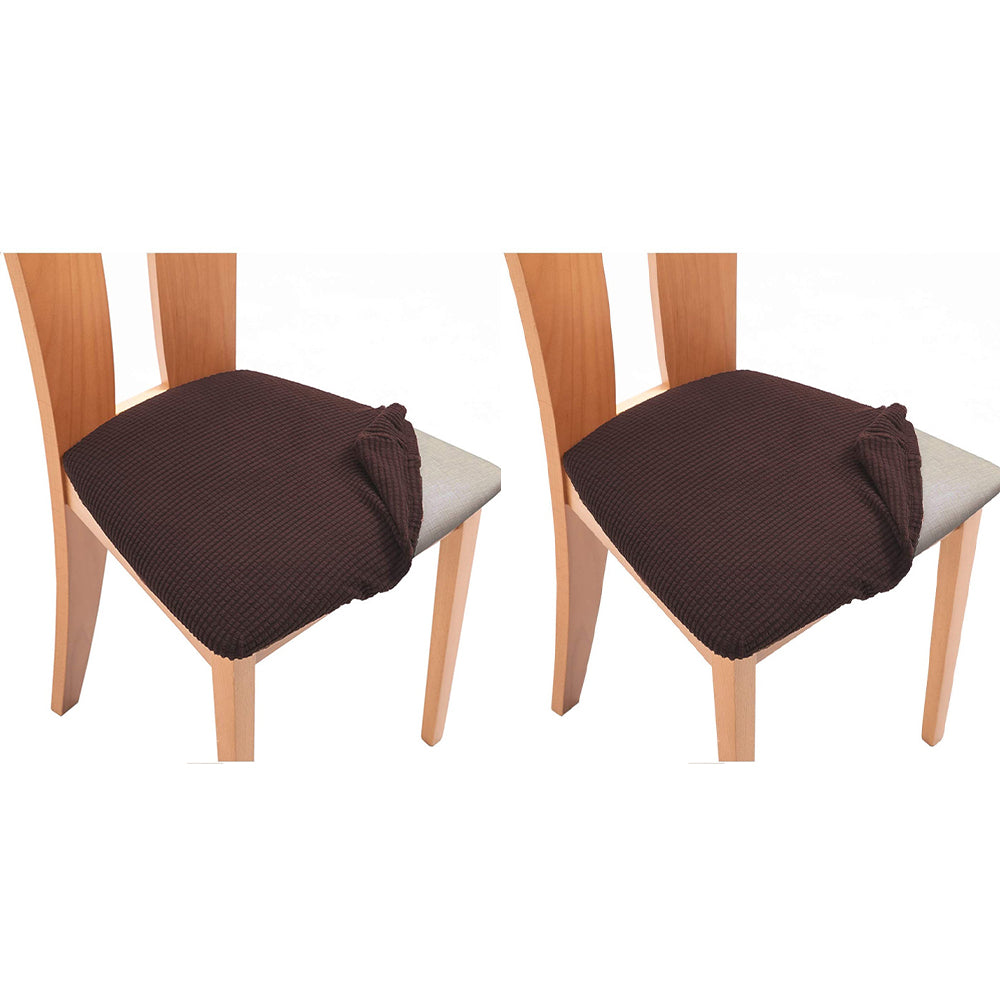 2-Pack Dining Chair Covers Stretch Seat Cover Seat Slipcover