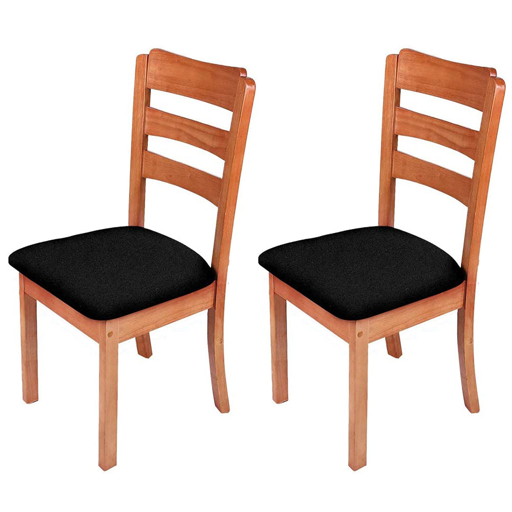 2Pcs Chair Seat Covers Stretch Dining Chair Covers Seat Slipcover Protectors