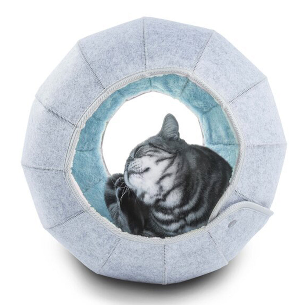 Pet Foldable Tunnel Tube Condos Shell Cat Bed House Indoor