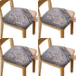 4Pcs Stretch Printed Chair Covers-Mooney Grey
