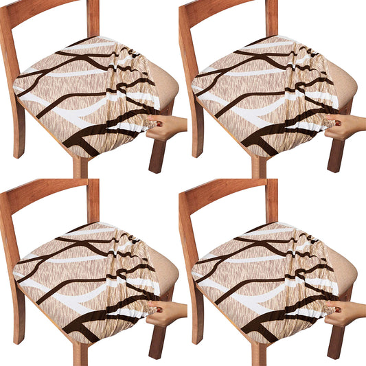 4Pcs Stretch Printed Chair Covers-Free Life