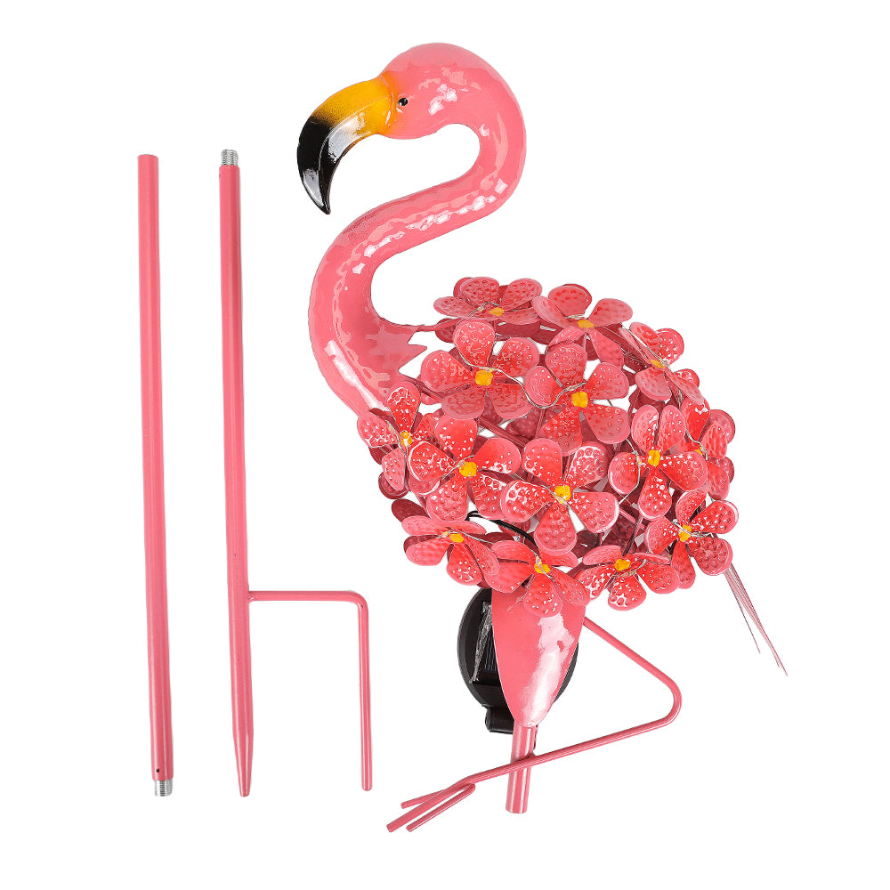 Flamingo Solar Lights Garden Pathway Outdoor Flamingo Stake