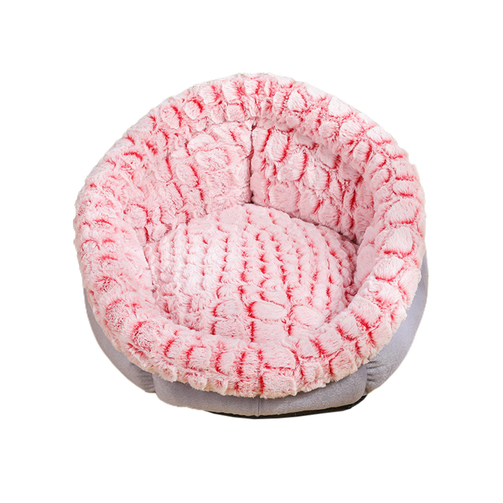 Warm Cats Sleeping Bag Wave Pattern Cats Nests Pet Bed-Tray Style