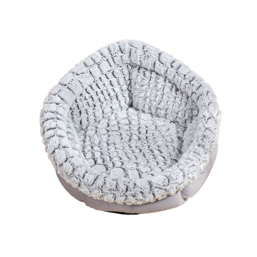 Warm Cats Sleeping Bag Wave Pattern Cats Nests Pet Bed-Tray Style