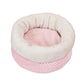 Round Cat Dog Bed Anti-Slip Waterproof Base