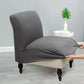 Armless Accent Slipper Chair Cover Stretch Seat Slipper Chair Covers