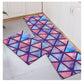 2Pcs Bohemian Kitchen Non-Slip Floor Mat Set