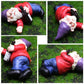 4Pcs Mini Drunk Dwarf Resin Gnomes Statues Garden Decor