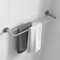 Adjustable Double Bath Towel Bar for Bathroom Stainless Steel Towel Holder