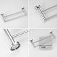 Adjustable Double Bath Towel Bar for Bathroom Stainless Steel Towel Holder