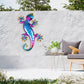 3Pcs Vivid Fake Lizard Metal Wall Hanging Wall Sculpture