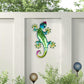 3Pcs Vivid Fake Lizard Metal Wall Hanging Wall Sculpture