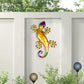 3Pcs Vivid Fake Lizard Metal Wall Hanging Wall Sculpture