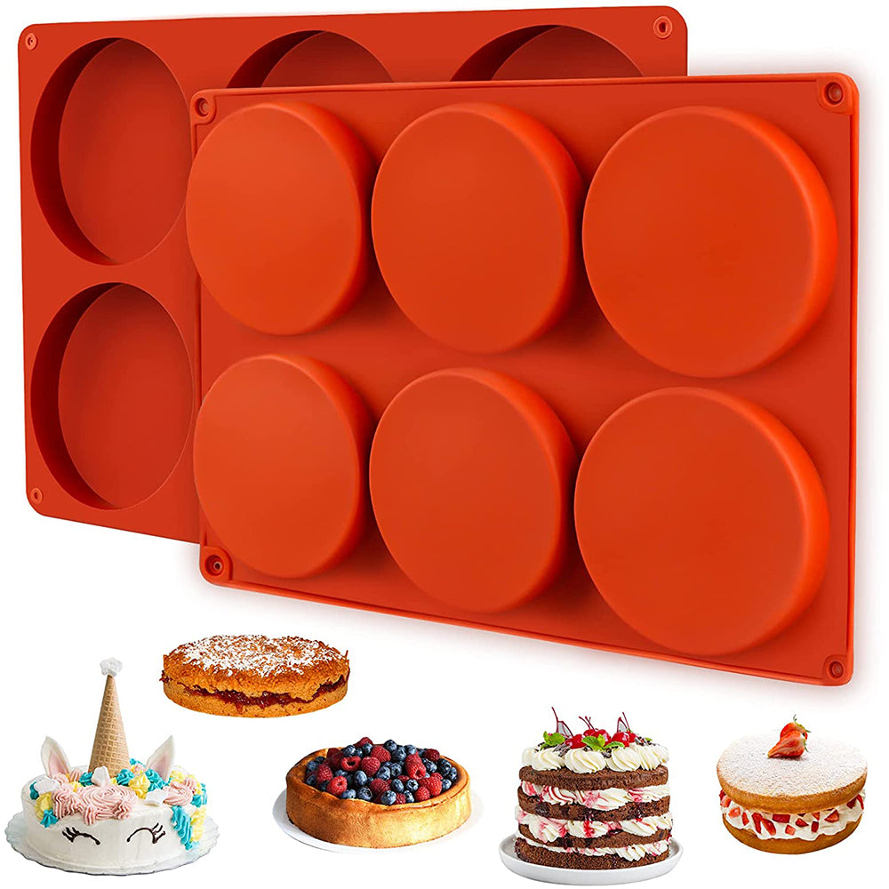 Silicone Muffin Top Pans Cupcake Pan Round Baking Pan for Baking