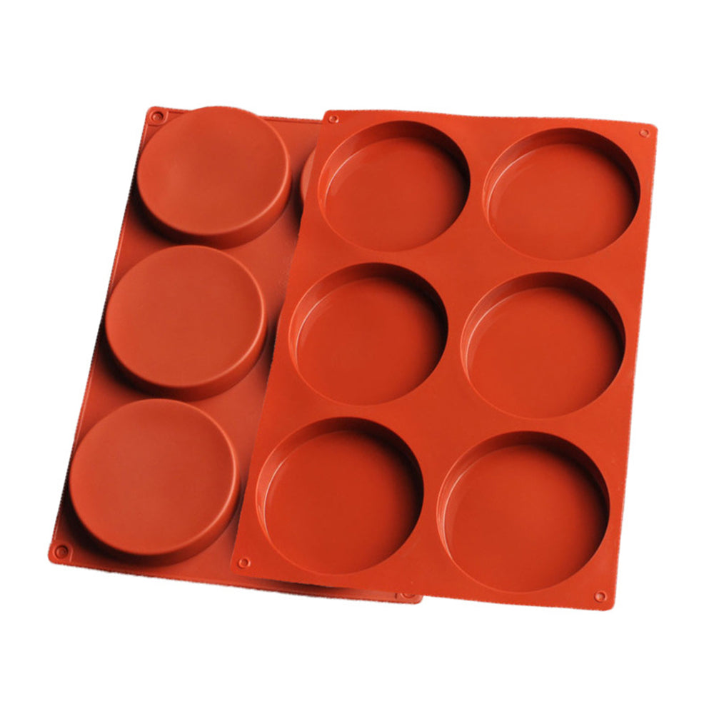 2PCS Silicone Muffin Top Pans Cupcake Pan Round Baking Pan for Baking