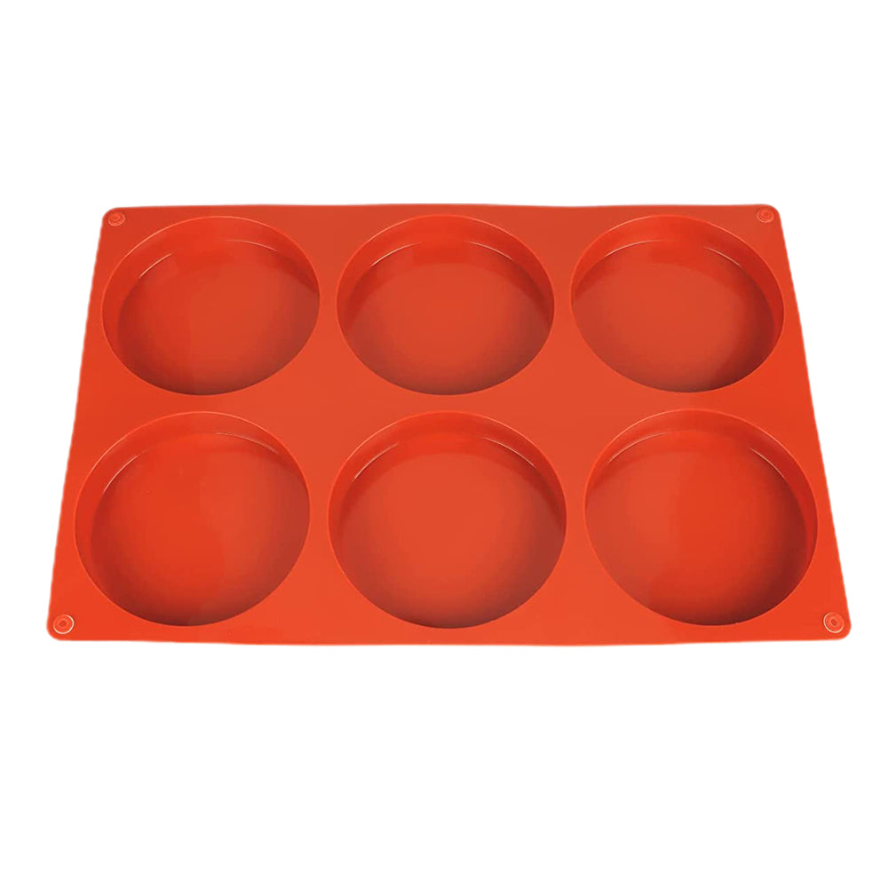 2PCS Silicone Muffin Top Pans Cupcake Pan Round Baking Pan for Baking
