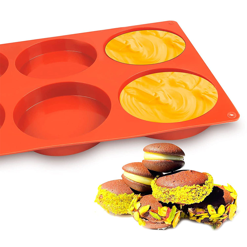 Silicone Muffin Top Pans Cupcake Pan Round Baking Pan for Baking