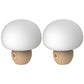 2Pcs Mushroom USB Magnetic Touch Sensor Night Light