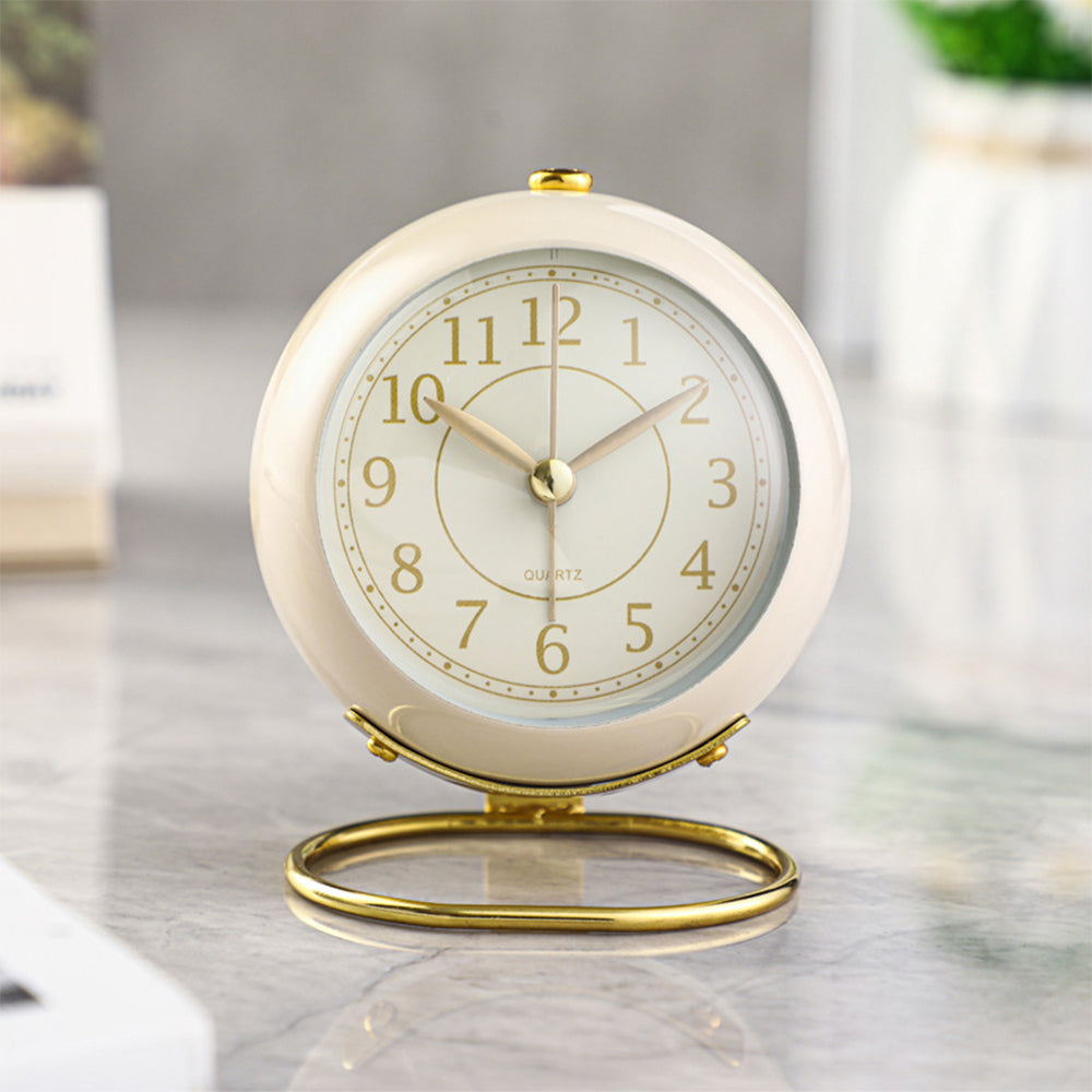 Desk Clock Silent Alarm Clocks with Night Light