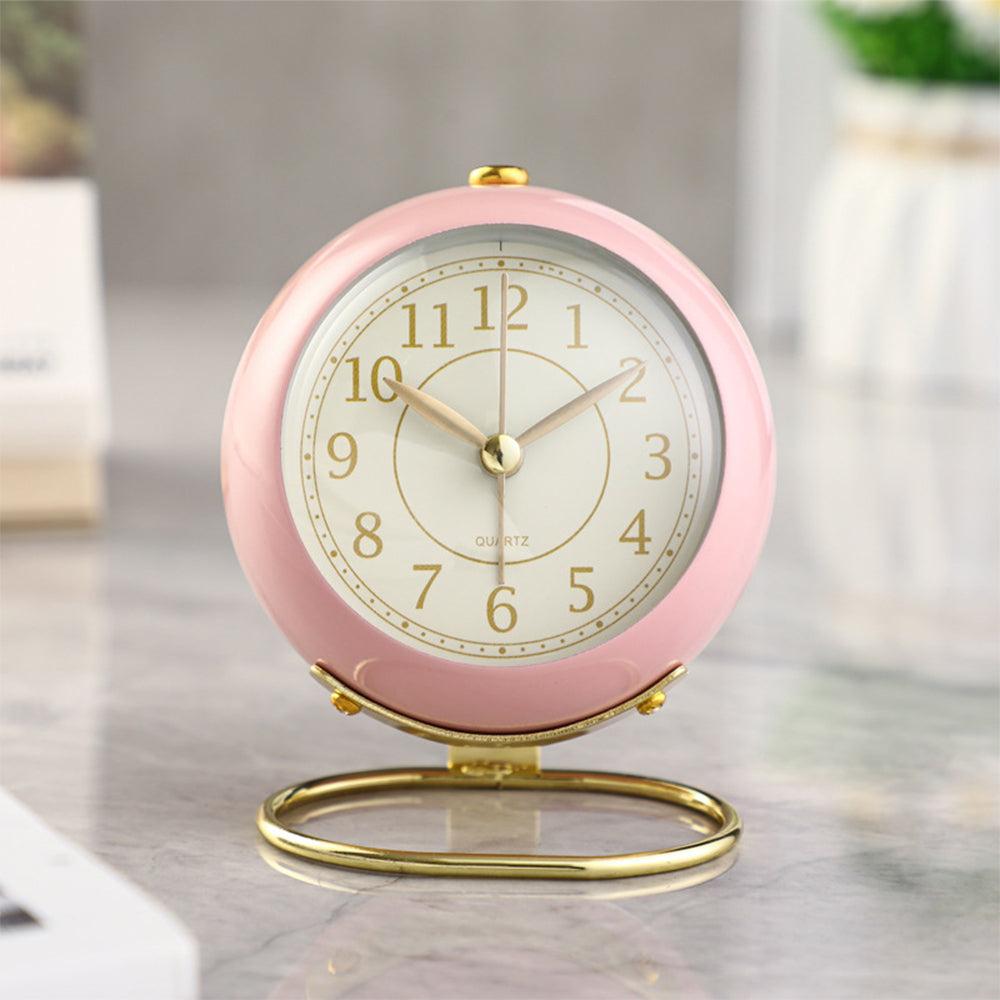 Desk Clock Silent Alarm Clocks with Night Light