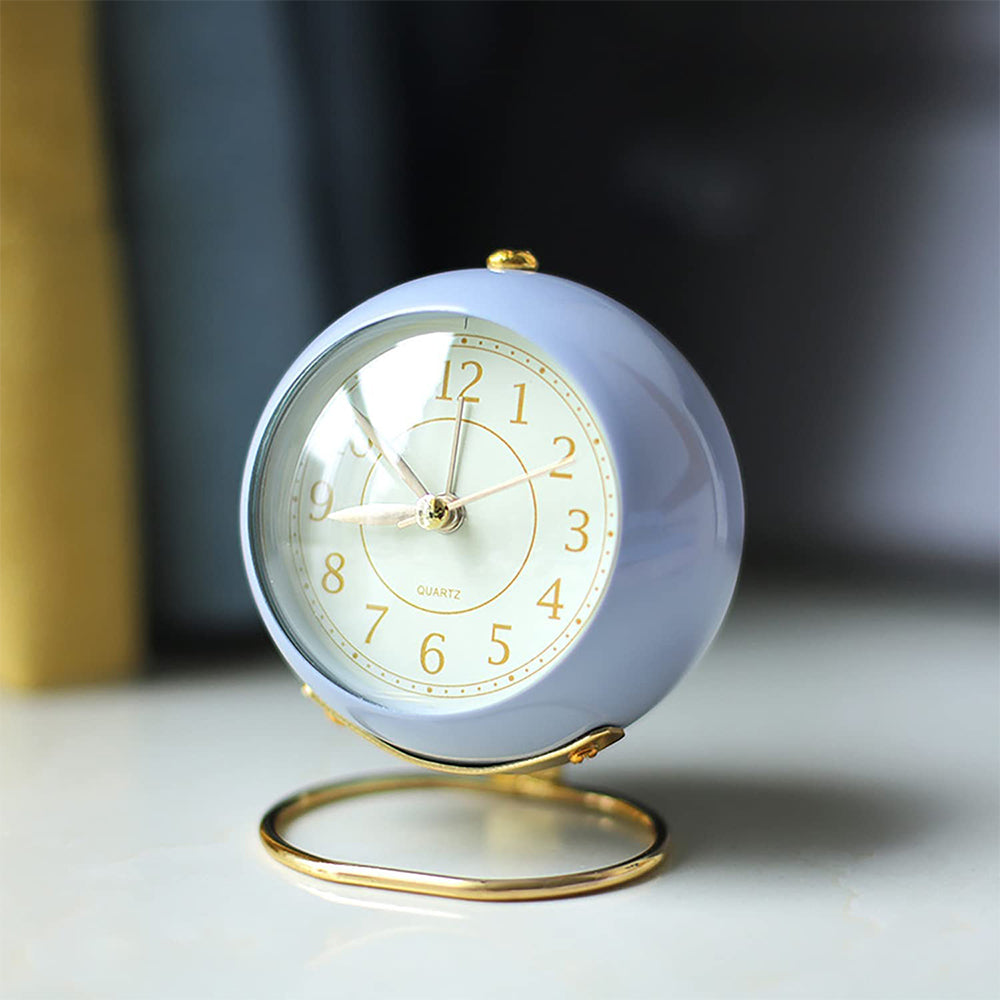 Desk Clock Silent Alarm Clocks with Night Light