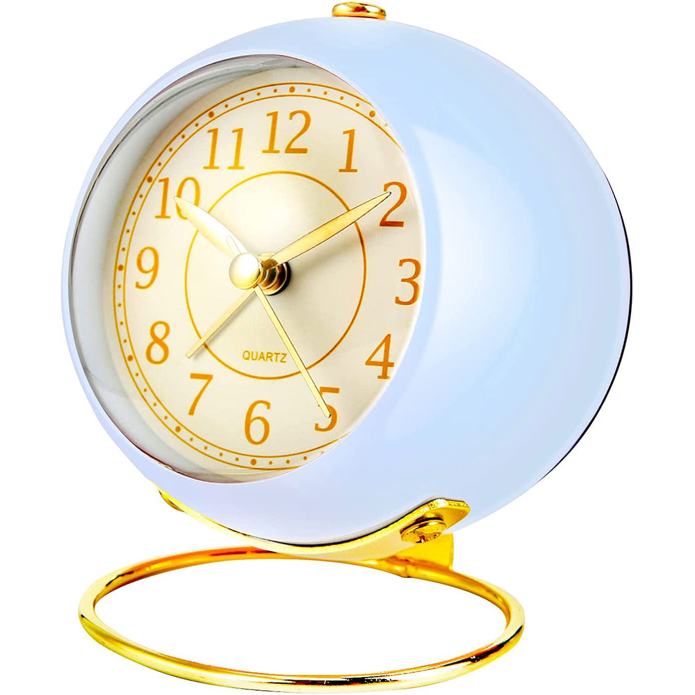 Desk Clock Silent Alarm Clocks with Night Light