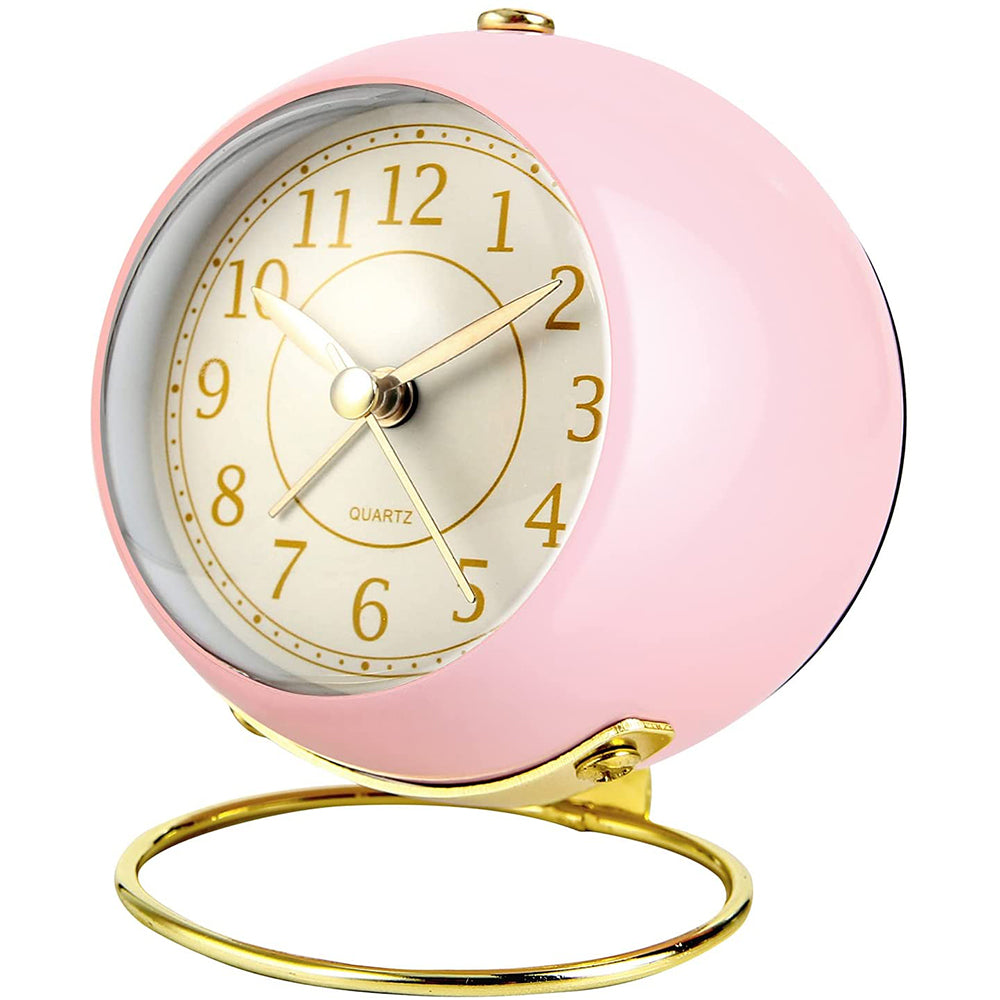 Desk Clock Silent Alarm Clocks with Night Light