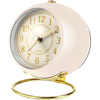 Desk Clock Silent Alarm Clocks with Night Light