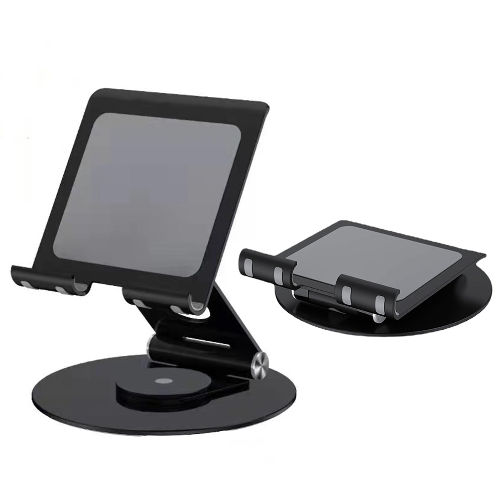 Aluminum Phone Tablet Stand with 360 Degree Rotating Base