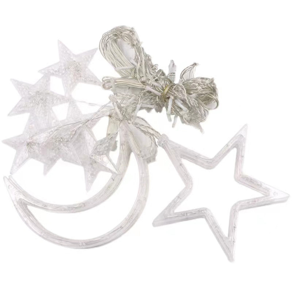 Star Moon Fairy LED Curtain String Light-Mutil Colour