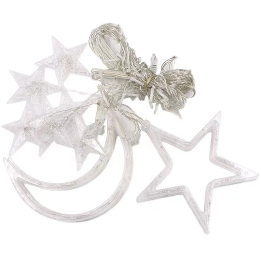 Star Moon Fairy LED Curtain String Light-Warm Light