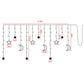 Star Moon Fairy LED Curtain String Light-Mutil Colour