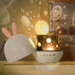 3 in 1 Rechargeable Rotating Star Projector Night Light Classic Music Box with 6 Theme Light
