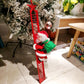 Christmas Electric Climbing Santa Claus Climbing Ladder Pedant Decoration