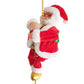 Christmas Electric Climbing Santa Claus Climbing Ladder Pedant Decoration