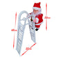 Christmas Electric Climbing Santa Claus Climbing Ladder Pedant Decoration