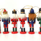 6Pcs Christmas Nutcracker Puppet Ornament Nutcracker Soldier Toy Pendant Decor