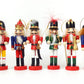 6Pcs Christmas Nutcracker Puppet Ornament Nutcracker Soldier Toy Pendant Decor