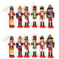 6Pcs Christmas Nutcracker Puppet Ornament Nutcracker Soldier Toy Pendant Decor