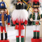 6Pcs Christmas Nutcracker Puppet Ornament Nutcracker Soldier Toy Pendant Decor
