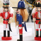 6Pcs Christmas Nutcracker Puppet Ornament Nutcracker Soldier Toy Pendant Decor