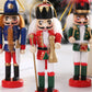 6Pcs Christmas Nutcracker Puppet Ornament Nutcracker Soldier Toy Pendant Decor