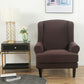 Knit Twill Stretch Wingback Chair Covers Wing Back Armchair Slipcovers