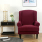 Knit Twill Stretch Wingback Chair Covers Wing Back Armchair Slipcovers