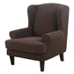 Knit Twill Stretch Wingback Chair Covers Wing Back Armchair Slipcovers