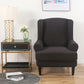 Knit Twill Stretch Wingback Chair Covers Wing Back Armchair Slipcovers