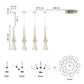 Set of 4 Firework 480LEDs String Light with Remote